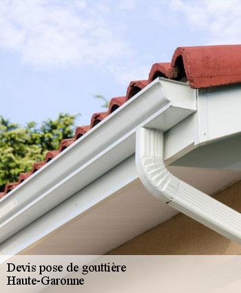 Devis pose de gouttière 31 Haute-Garonne  L'entreprise Éclat Toiture 31