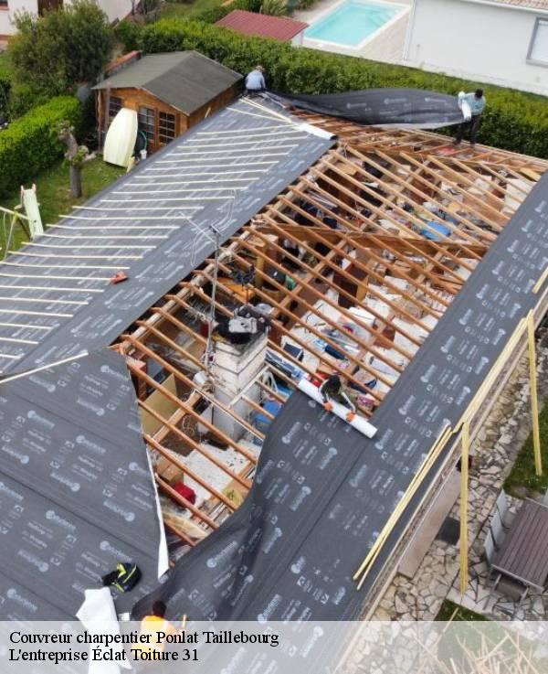Couvreur charpentier  ponlat-taillebourg-31210 L'entreprise Éclat Toiture 31