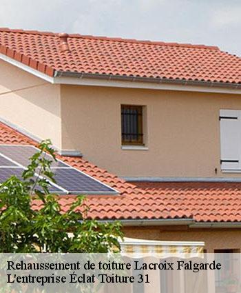 Rehaussement de toiture  lacroix-falgarde-31120 L'entreprise Éclat Toiture 31