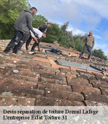 Devis réparation de toiture  dremil-lafage-31280 L'entreprise Éclat Toiture 31