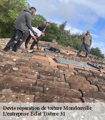 Devis réparation de toiture  mondonville-31700 L'entreprise Éclat Toiture 31