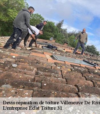 Devis réparation de toiture  villeneuve-de-riviere-31800 L'entreprise Éclat Toiture 31
