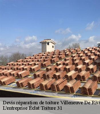Devis réparation de toiture  villeneuve-de-riviere-31800 L'entreprise Éclat Toiture 31