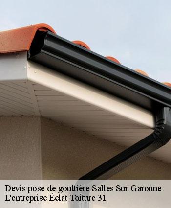 Devis pose de gouttière  salles-sur-garonne-31390 L'entreprise Éclat Toiture 31